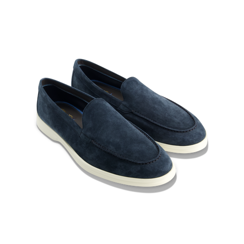 Mediterraneo - Suede Loafer - Navy