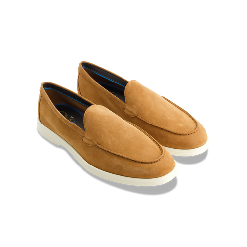 Mediterraneo - Suede Loafer - Cognac