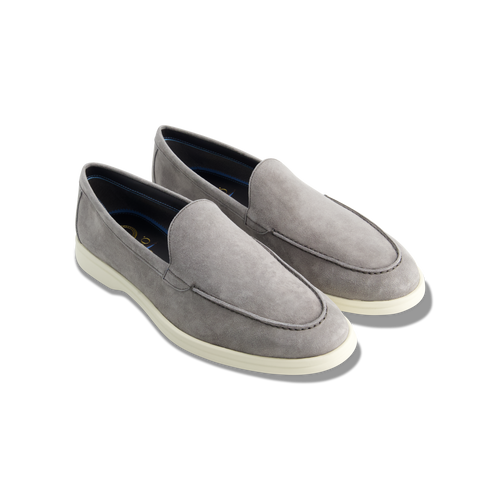 Mediterraneo - Suede Loafer - Light Grey