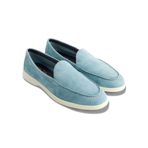 Mediterraneo - Suede Loafer - Petrolio